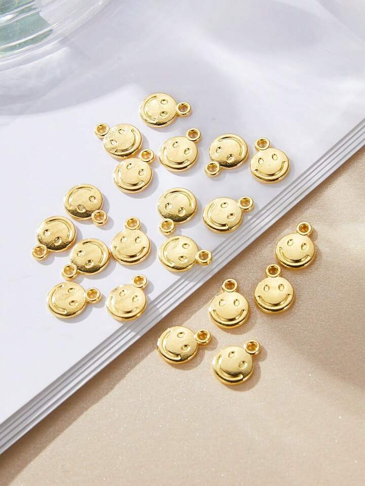 20pcs/set Creative Zinc Alloy Expression DIY Pendant For Women For DIY Jewelry Making | SHEIN
