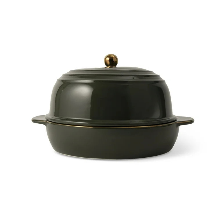 Thyme & Table Ceramic Bread Oven - Green | Walmart (US)