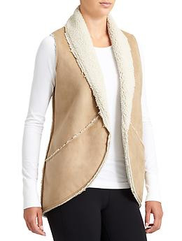Shearling Wrap Vest | Athleta