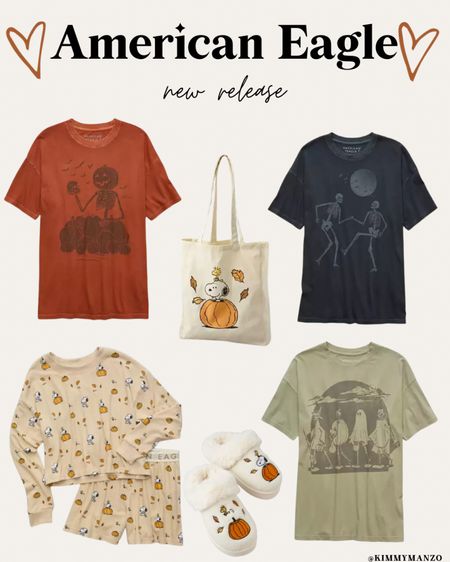 American Eagle just launched some of their fall line and these oversized graphic tees are selling quick! 

Peanuts 
Fall outfit 
Fall fashion 
Spooky season 
Graphic tee 

#LTKSeasonal #LTKStyleTip #LTKFindsUnder100