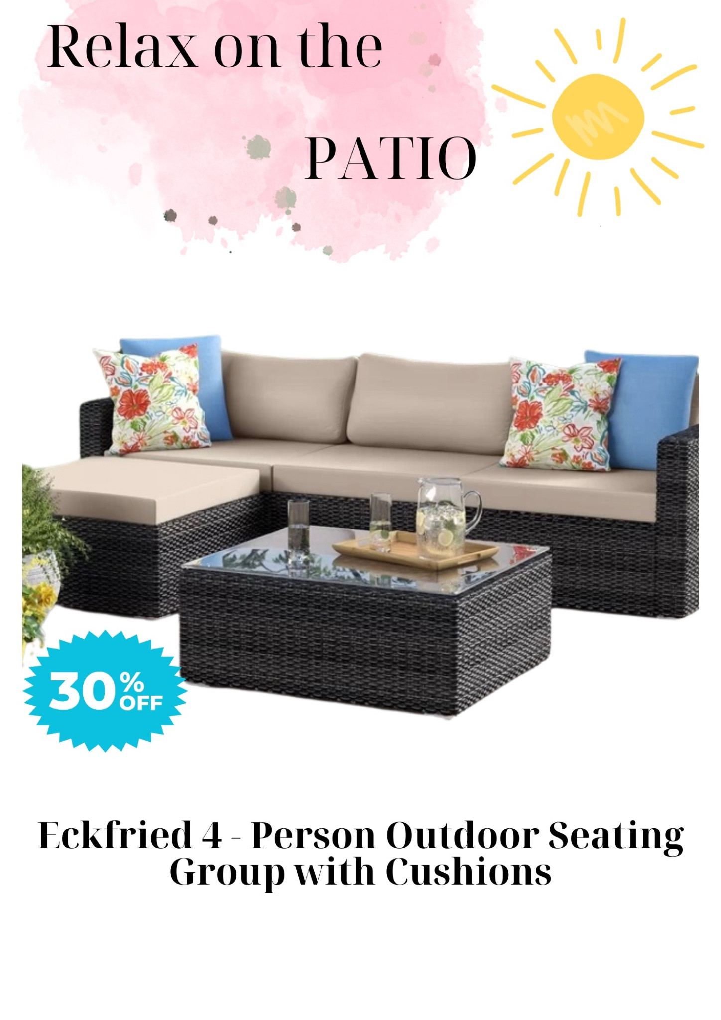 Enjoying every moment on this week's patio. 🌳🌼"**
   - #NatureLovers #PatioRelaxation #OutdoorHaven #PatioSeason

#LTKSummerSales #LTKHome #LTKSaleAlert
