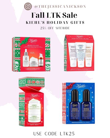 Treat yourself or get your holiday shopping done early! LTK users get 25% off all Kiehl’s products thru 9/20! Check out some of my favorite giftable skincare essentials and bestseller kits here  

Use code LTK25 to save. This discount is only valid through the LTK app. #LTKGiftGuide

#LTKbeauty #LTKSale #LTKGiftGuide