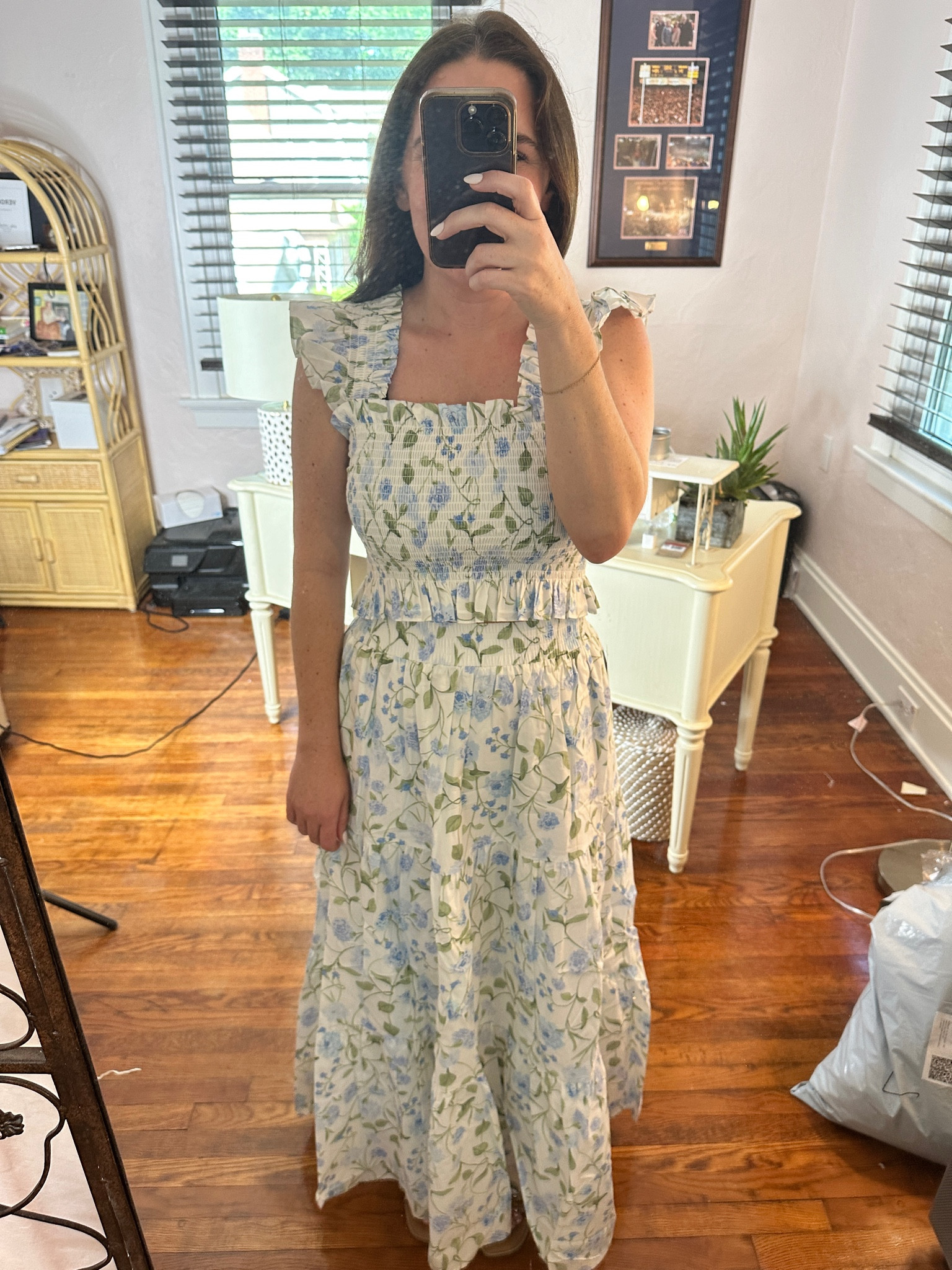 Matching set from Hill House Home on major sale for the 4th of July. 

Wearing a size small in both 

I will be taking this on my bachelorette to Napa and our honeymoon!

#LTKTravel #LTKWedding