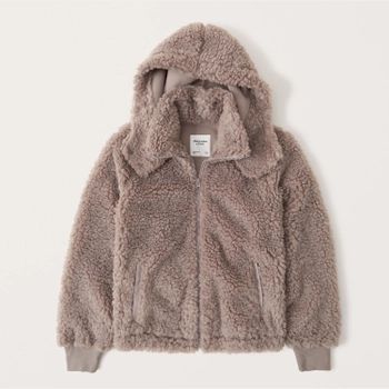 Sherpa Full-Zip Jacket | Abercrombie & Fitch (US)
