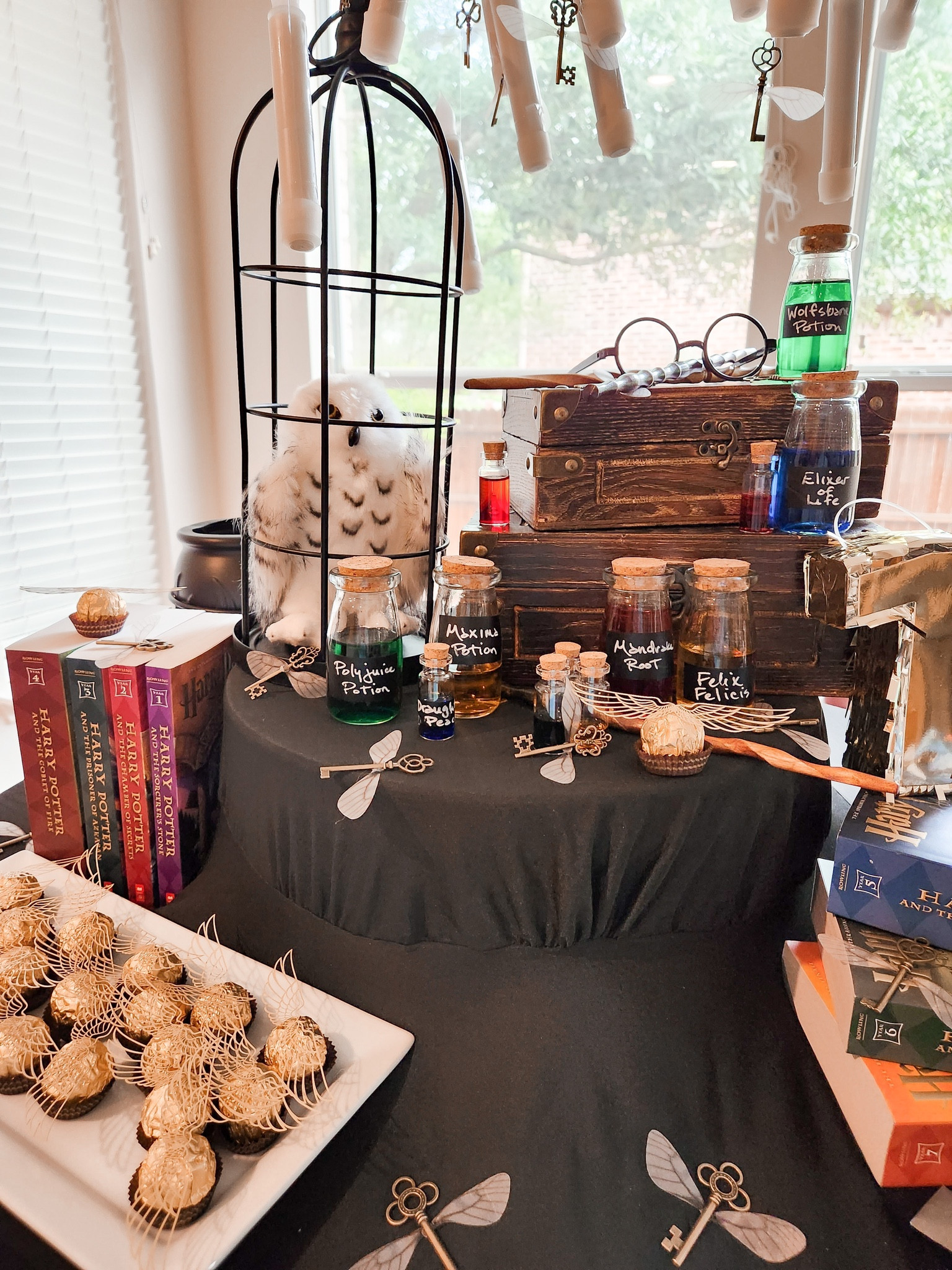 Part 2 of our #harrypotter birthday decor!! 