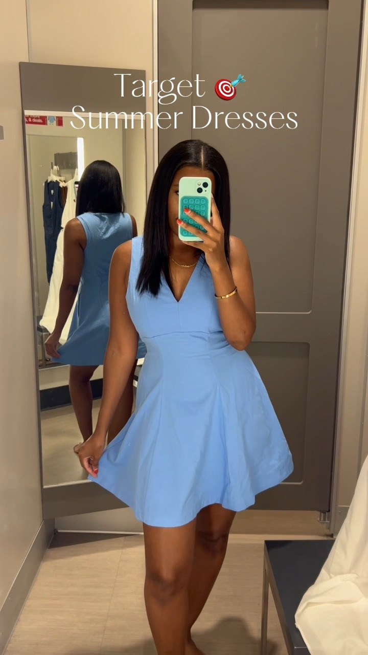 The cutest summer dresses all under $40! 🩵❤️🤍 

#LTKVideo #LTKFindsUnder50 #LTKStyleTip