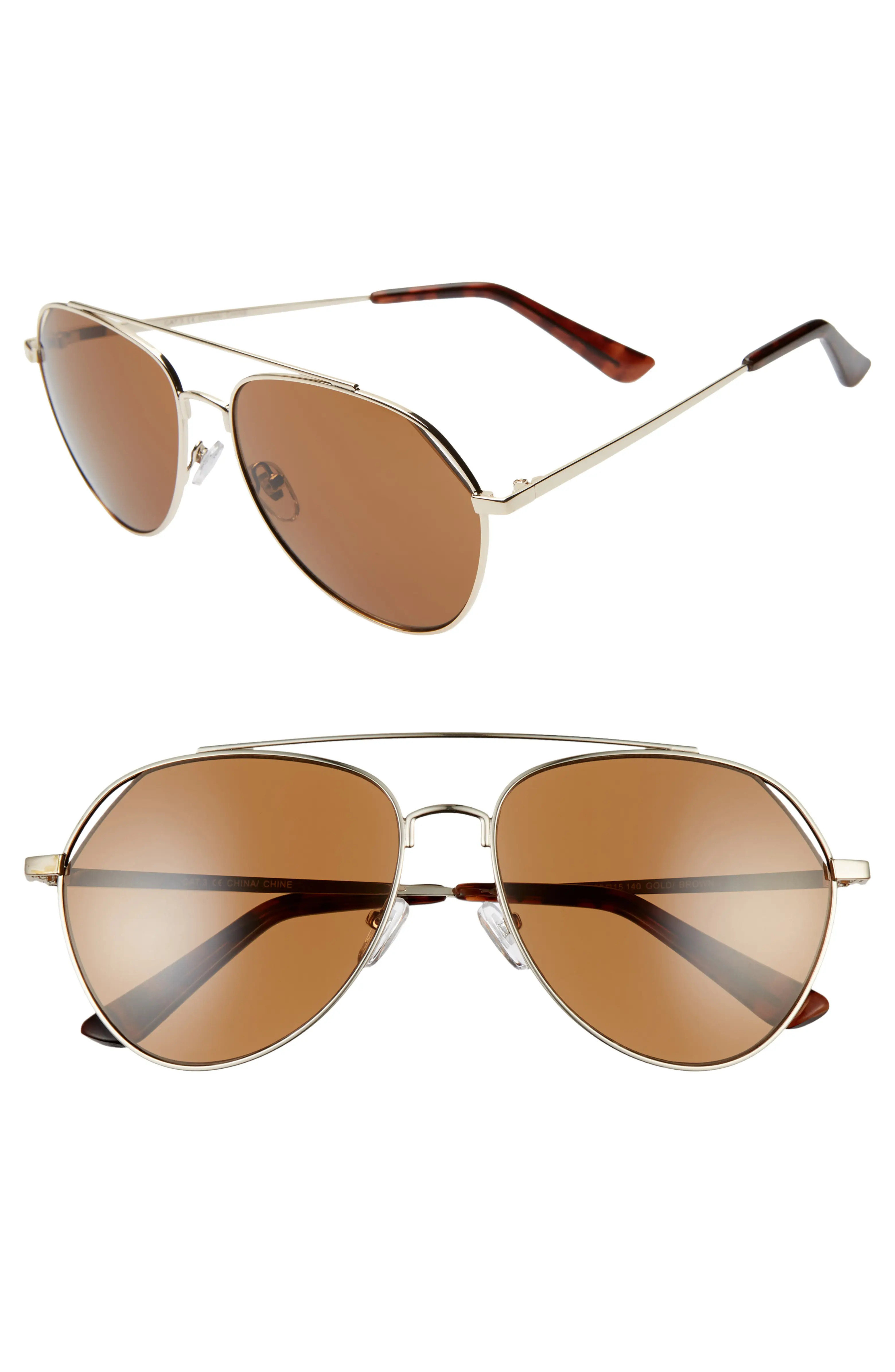 Guzman 59mm Aviator Sunglasses | Nordstrom
