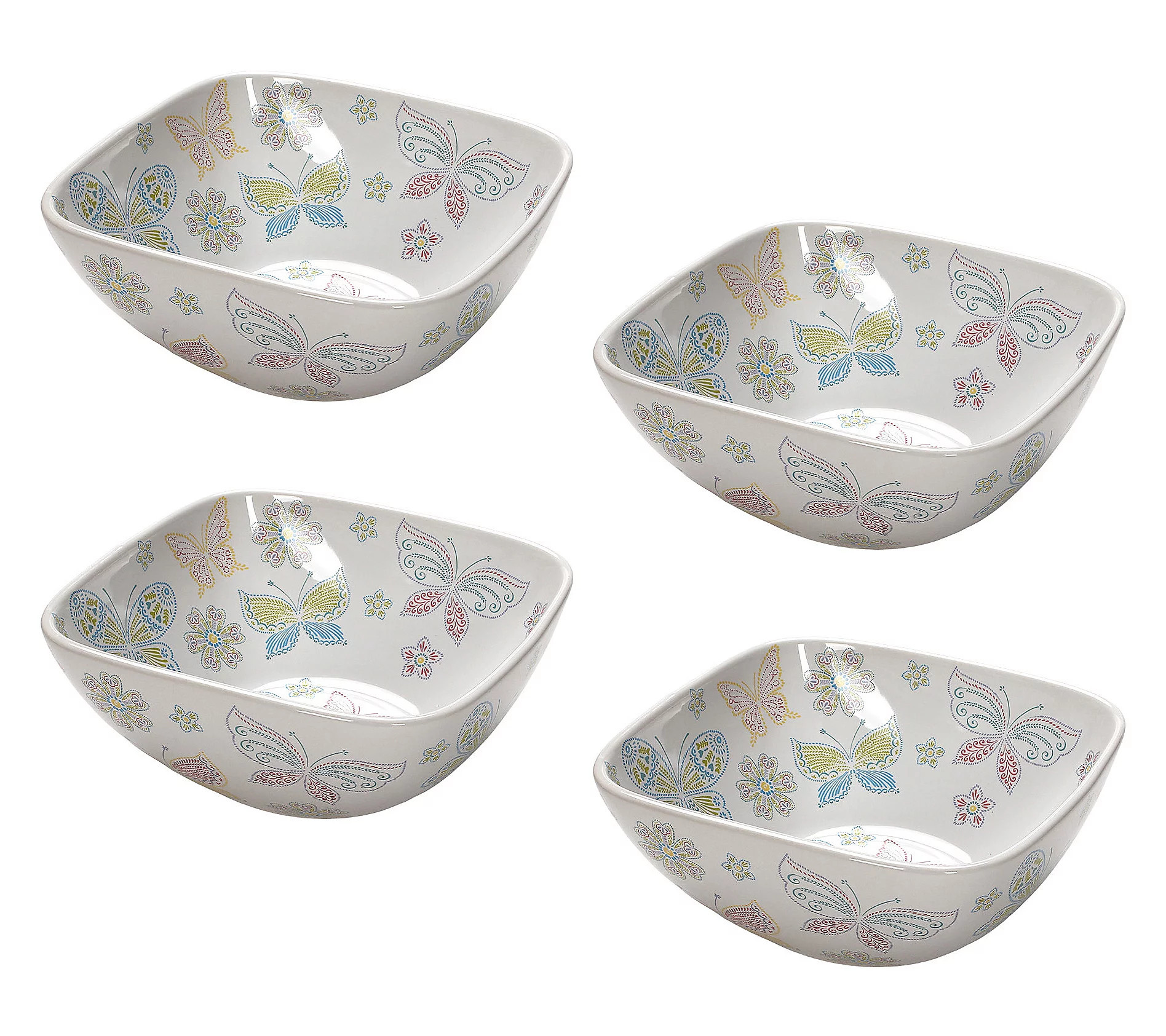 Temp-tations Seasonal Set of (4) 24oz Cereal Bowls | QVC
