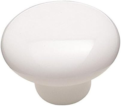 Amerock | Cabinet Knob | White | 1-1/2 inch (38 mm) Diameter | Everyday Heritage | 1 Pack | Drawe... | Amazon (US)