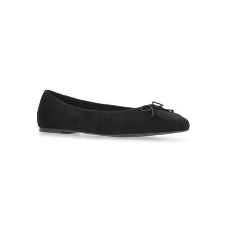 Time and Tru Women's Pleated Ballet Flats | Walmart (US)