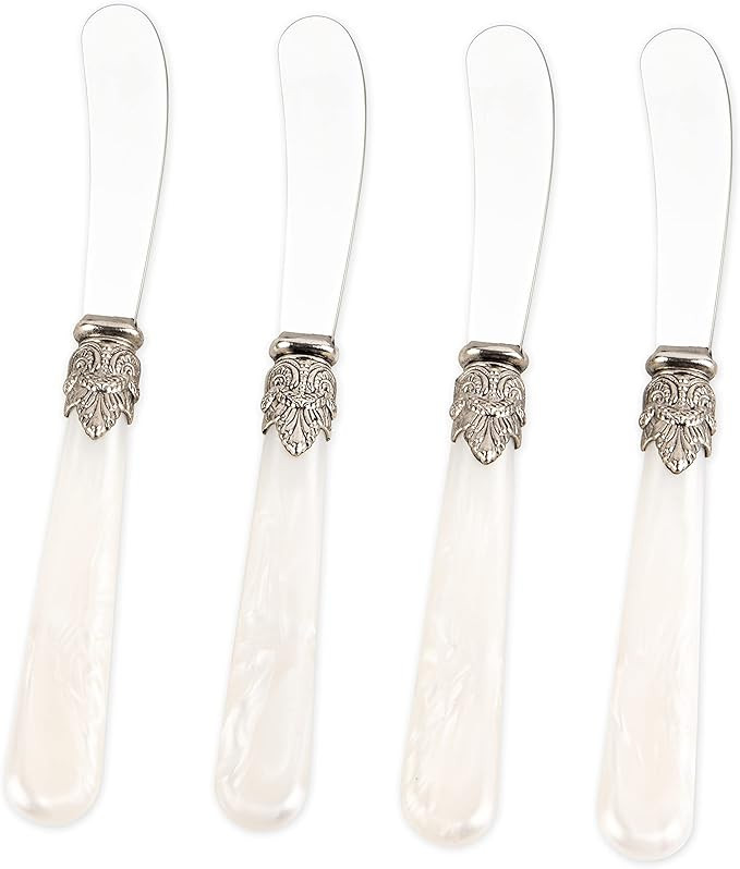 REVERIE Collection 4-piece Stainless Steel Butter Spreader Cheese Knife, Giftable Butter Knives s... | Amazon (US)