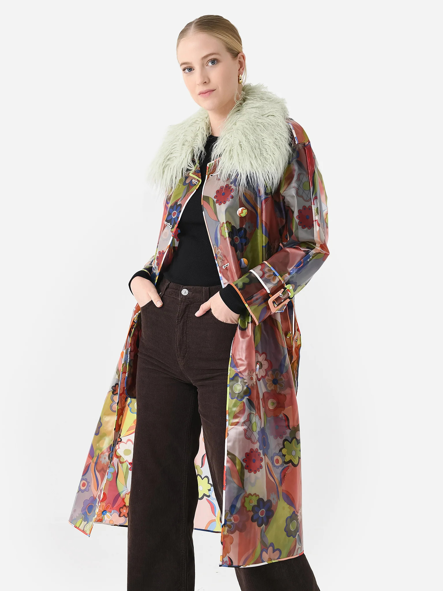 Celia B Women's Flax Trench Coat | Saint Bernard