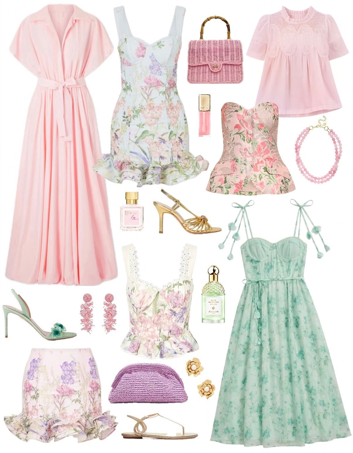 Spring new arrivals spring dresses Easter outfit spring outfit 2026 vacation outfit ideas floral top floral dress Zimmerman dupe look for less ruffle skirt Amazon tuckernuck jcrew classic timeless style outfits 