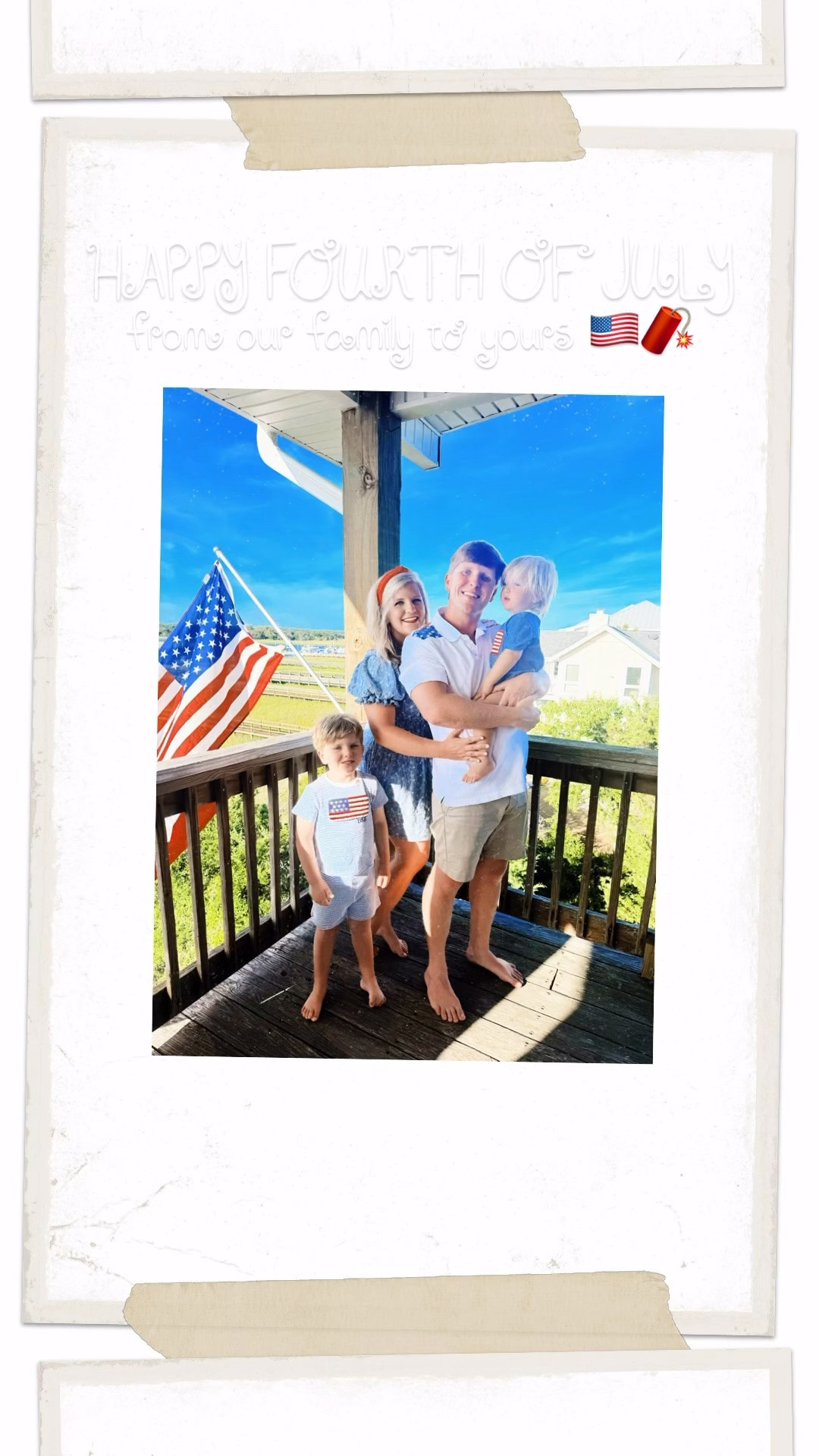 l e t  f r e e d o m  r i n g 🧨🇺🇸🎆🌟💫🎇🌅🍔❤️🎞️☀️💙🐚🌊🎂 #independenceday #favoriteholiday #fourthofjulyfireworks #letfreedomring #happybirthdayamerica 

The annual Carpenter Beachhouse Fourth of July 🇺🇸 cookout 🍔🧨🌭 and watching all the fireworks 🎇🎆 right off the back deck 🪵 was a blast 💥 (& Sweet Baby Levi Rhett even fell right asleep 💤 in my arms 🤱 during them again this year 😴- it’s mu favorite tradition 🥰) - always one of my very favorite nights of the year!! 🤩 I love this holiday and celebrating the land that I love ❤️- Happy 250th Birthday, America!! 🎂🌟🌅
