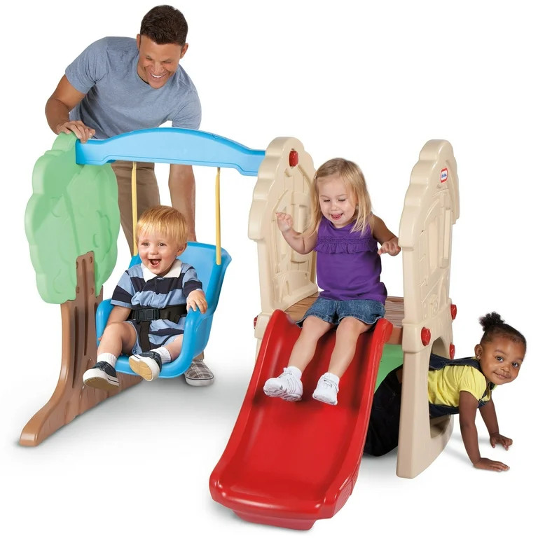 Little Tikes Hide and Seek Climber and Swing Playset, for Ages 3+, Multi-Color | Walmart (US)