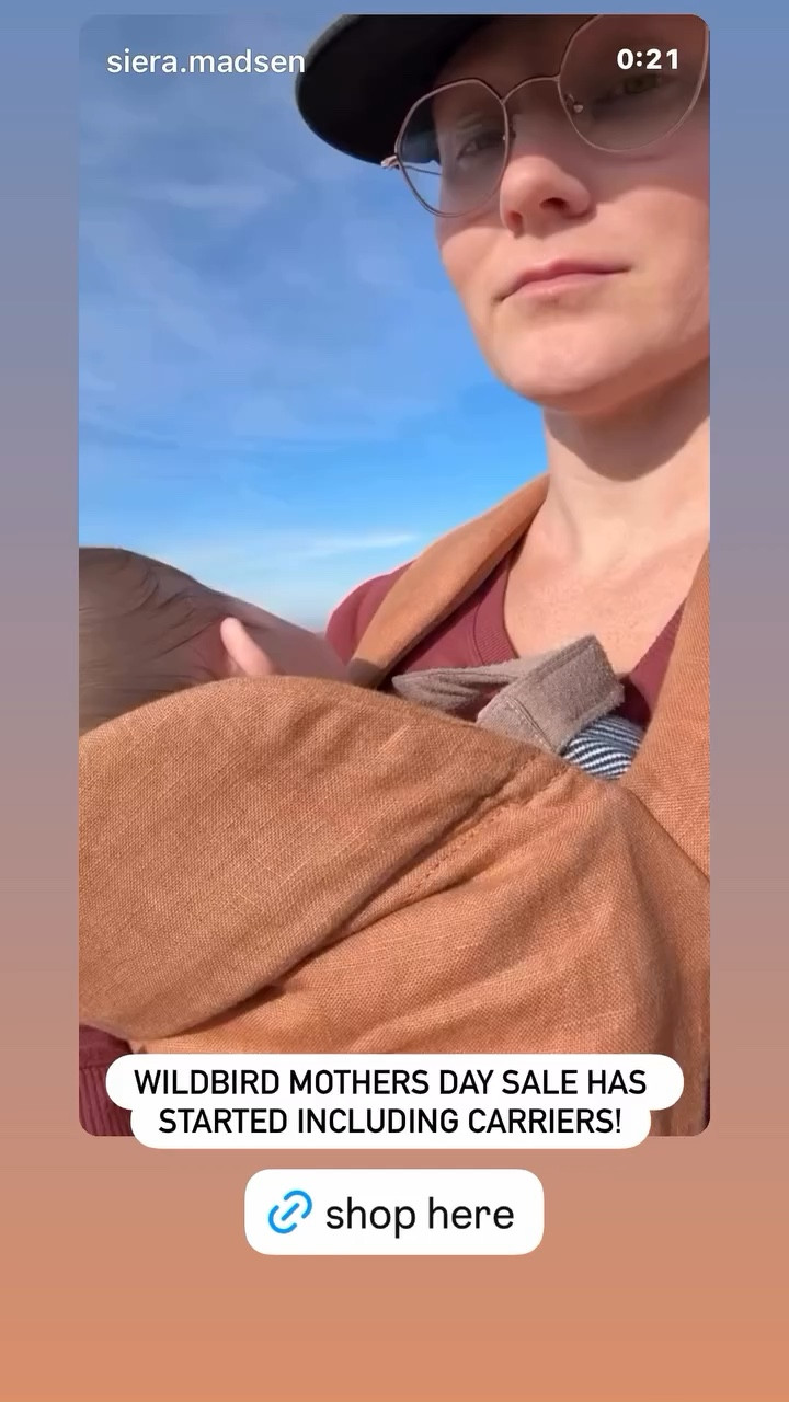 WILDBIRD MOTHERS DAY SALE HAS STARTED INCLUDING CARRIERS!