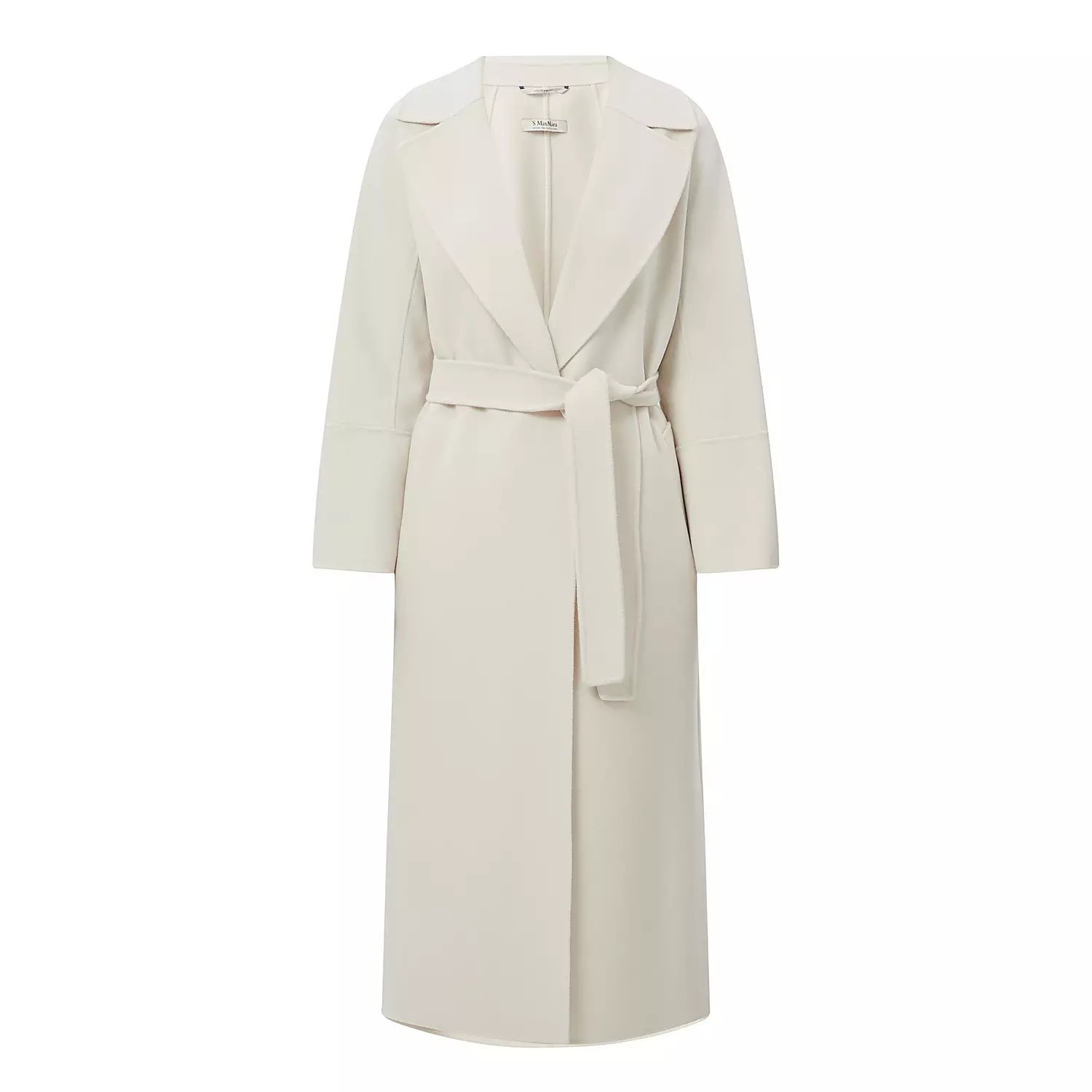 S MAX MARA Elisa Wool Wrap Coat - White | Brown Thomas (IE)