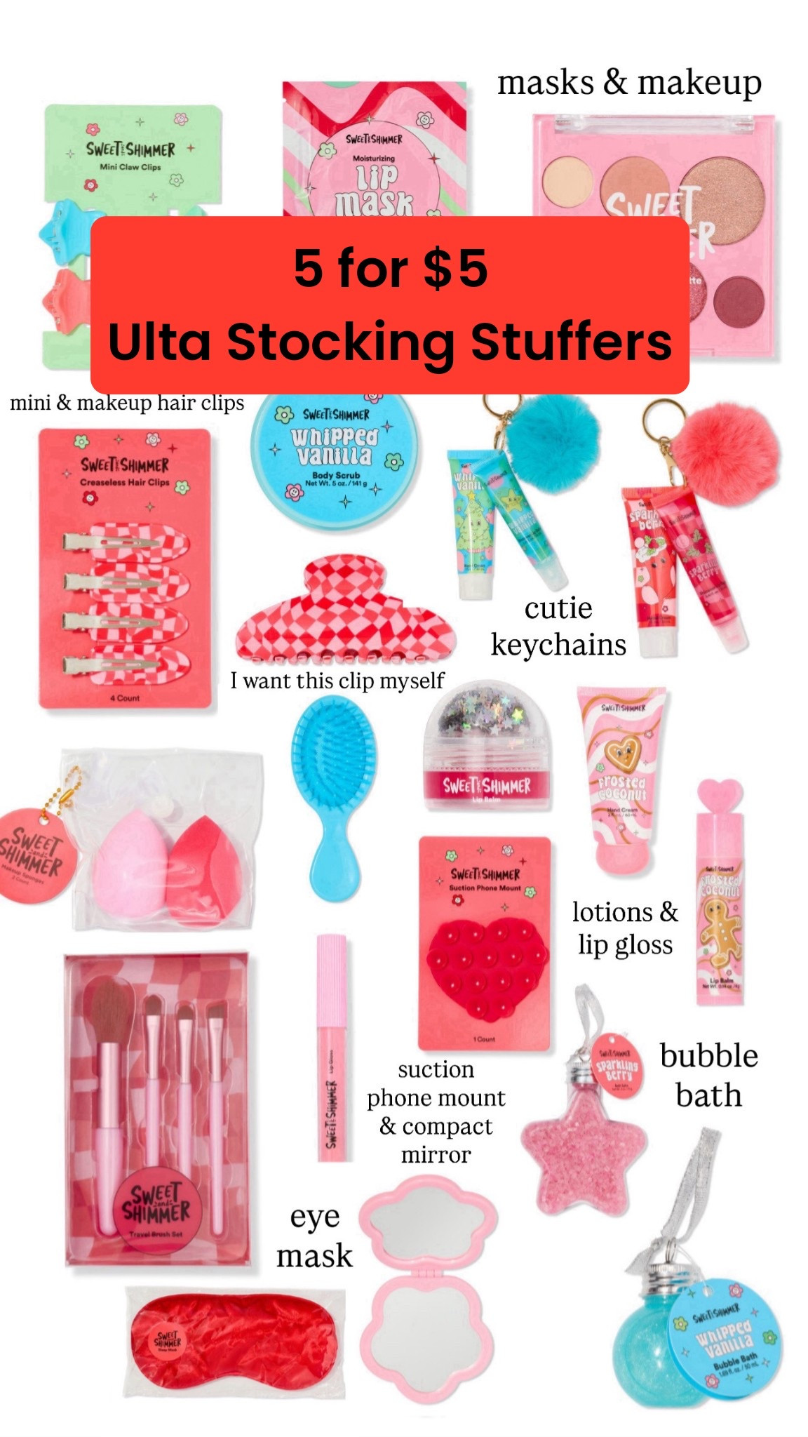 PSA teen girl mamas 🚨

Ulta's Black Friday sale has started and they are doing up to 50% off but also have over 70+ cutie lil stocking stuffers 5 for $5! 🎁



#LTKGiftGuide #LTKBeauty #LTKSaleAlert