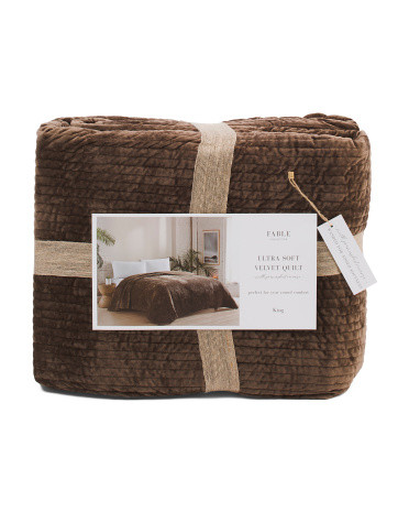 Ultra Soft Velvet Quilt | TJ Maxx