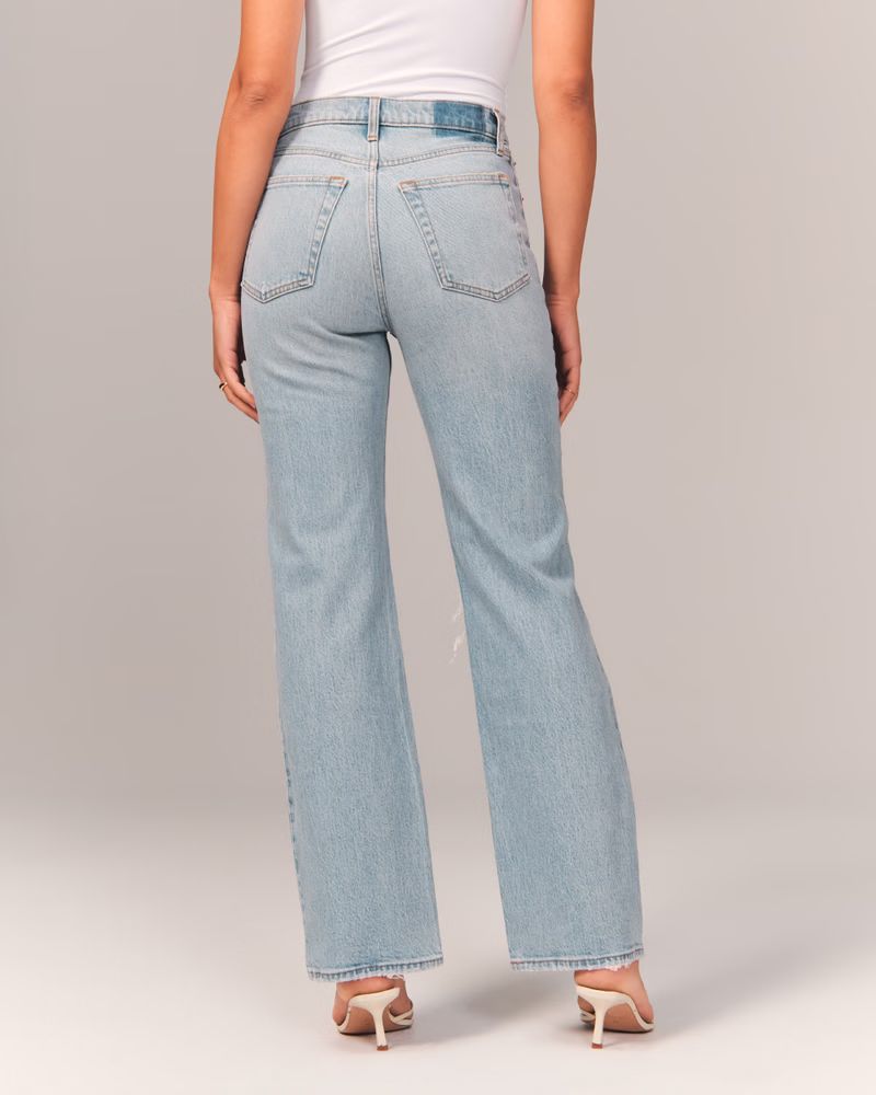 Women's High Rise 90s Relaxed Jean | Women's | Abercrombie.com | Abercrombie & Fitch (US)