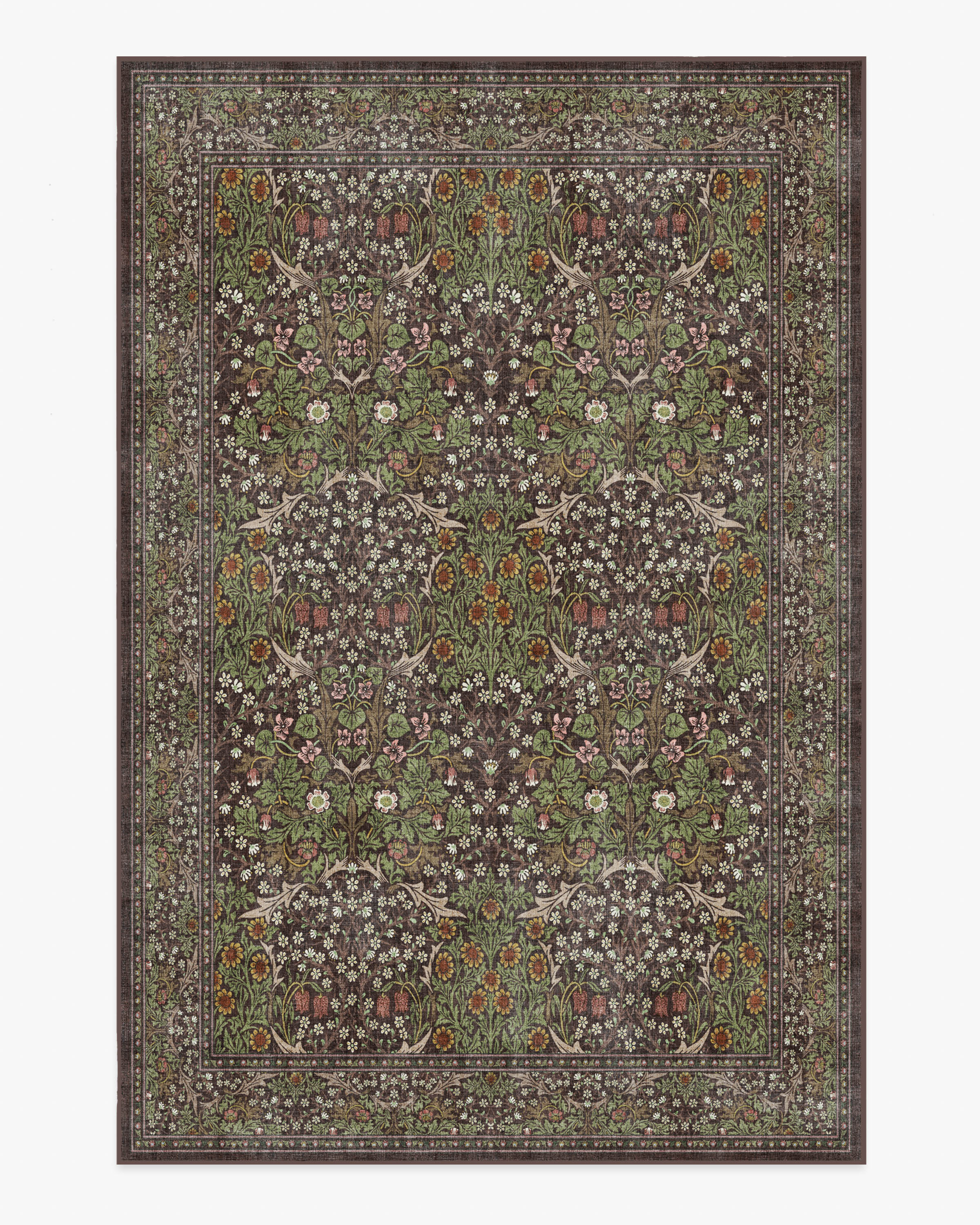 Blackthorn Dark Wood Rug | Ruggable
