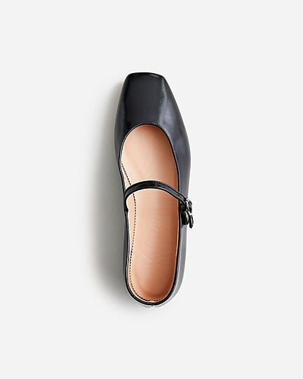Anya Mary Jane flats in leather | J. Crew US