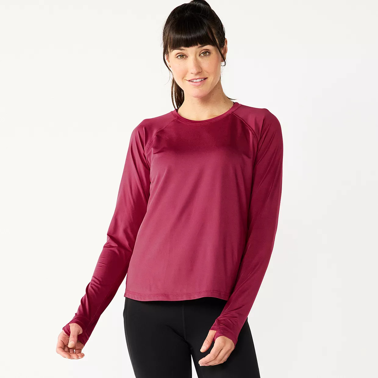 Women's Tek Gear® Performance Long Sleeve Tee | Kohl's
