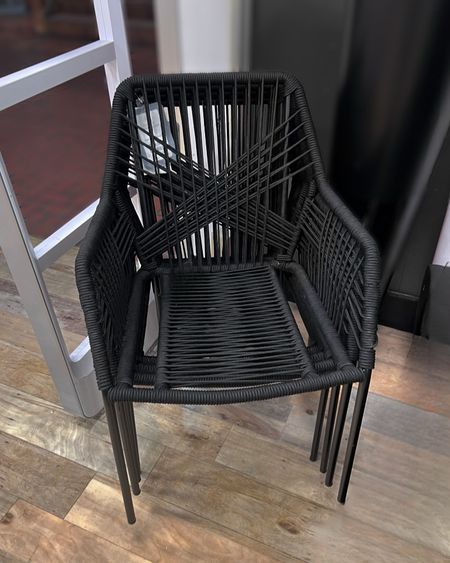 Modern indoor/outdoor club chairs for the deck, patio, or inside. Made of woven rope.



#LTKSeasonal #LTKhome #LTKfamily