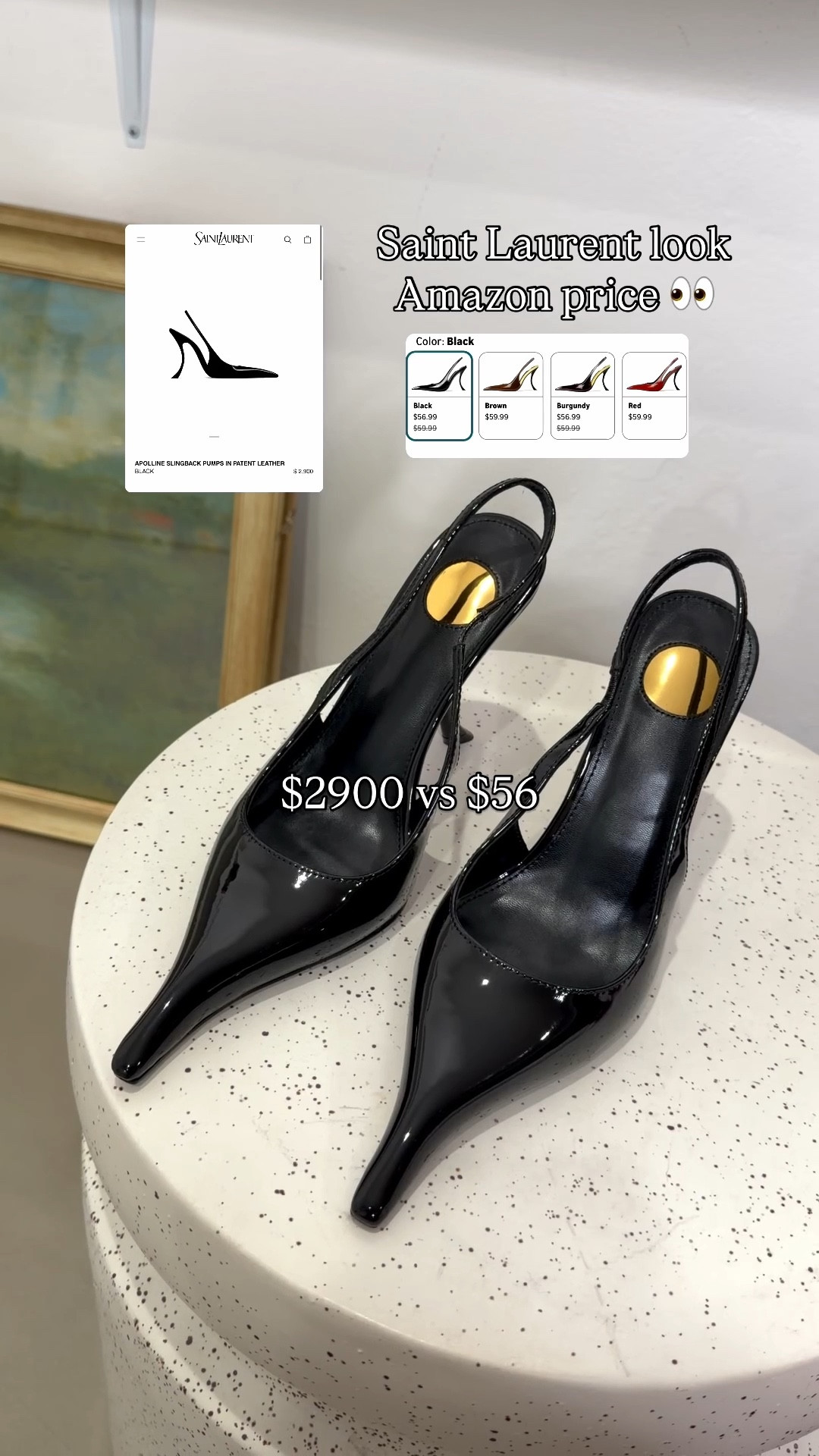 OK you guys… these are gorgeous! 😍 I’m so excited to style them with baggy pants or jeans. I did get my true size 6.. the strap isn’t adjustable, so it does slip off my heel which is a bummer. Since they don’t come in a smaller size, I’m gonna try the hair-tie hack or even body tape to keep the strap in place. I’m not planning to wear these with a dress or skirt anyway, so my pant leg will definitely cover the back…maybe I’ll even throw on a cute sock, who knows lol. But I’m making these WORK because they’re too good to return. I love the pointed toe, the price point is amazing, and they come in other colors too. Happy shopping! 

#LTKGiftGuide #LTKFindsUnder100 #LTKPetite