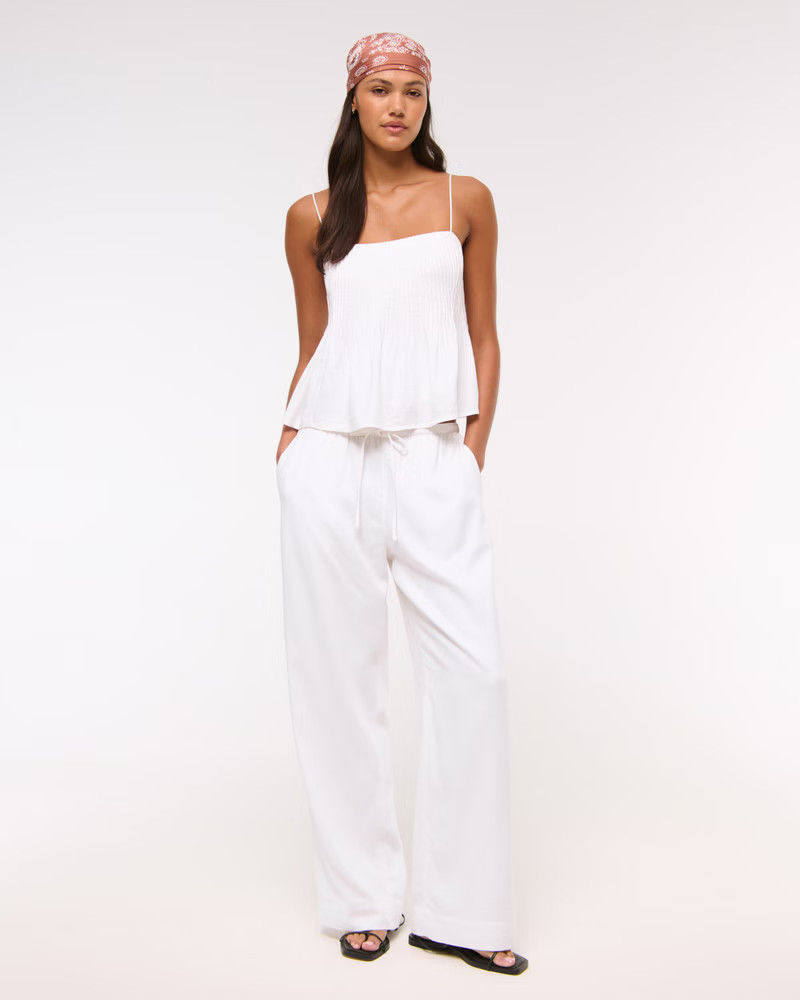 Women's Pintuck Cami | Women's Tops | Abercrombie.com | Abercrombie & Fitch (US)