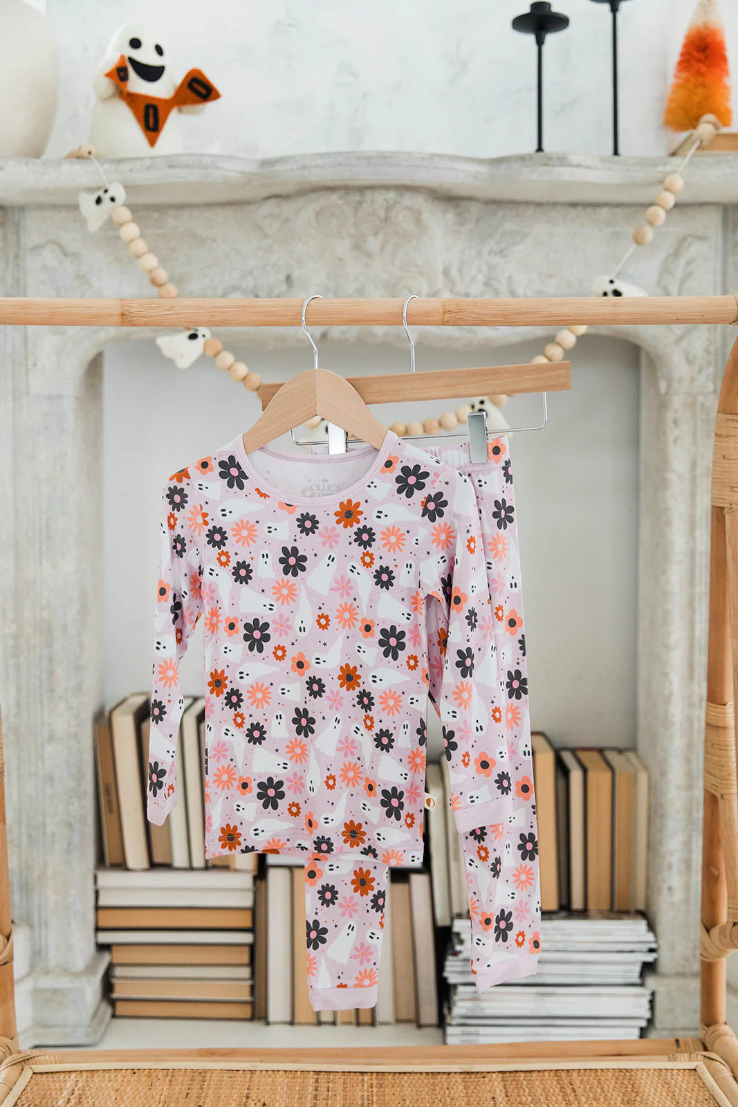 Ghouls & Flowers Two-Piece Set | Halloween Loungewear for Toddler & Kids | Ollie's Day