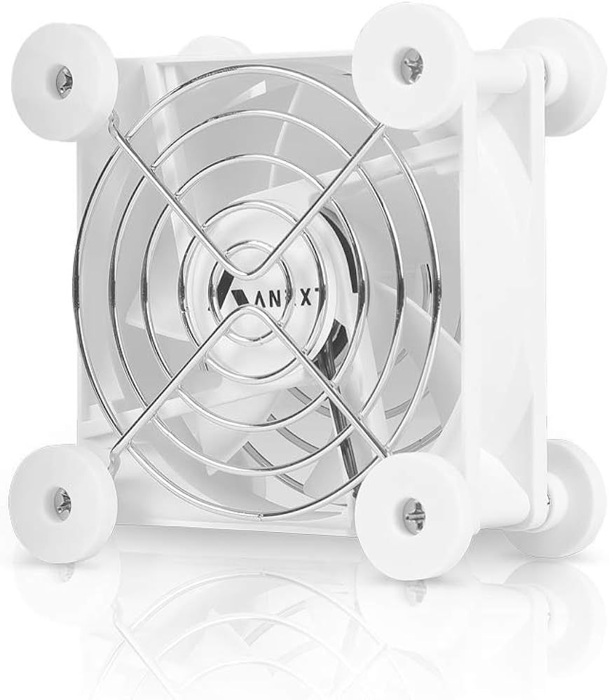 80mm USB Computer Fan White, 80mm Fan, Silent Fan for Receiver DVR Playstation Xbox Computer Cabi... | Amazon (US)