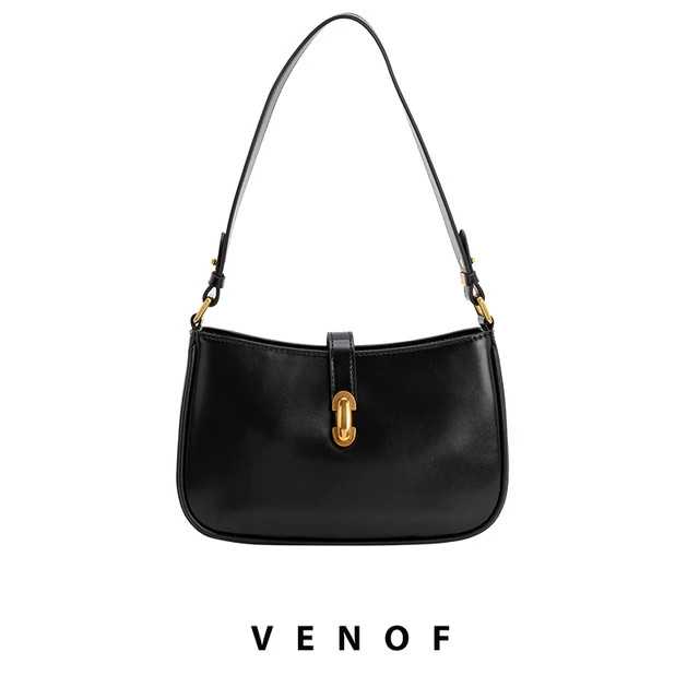 VENOF-Bolsa de Ombro Quadrada Pequena para Mulher, Bolsa Crossbody de Couro Simples, Alta Qualida... | Aliexpress BR (BR)