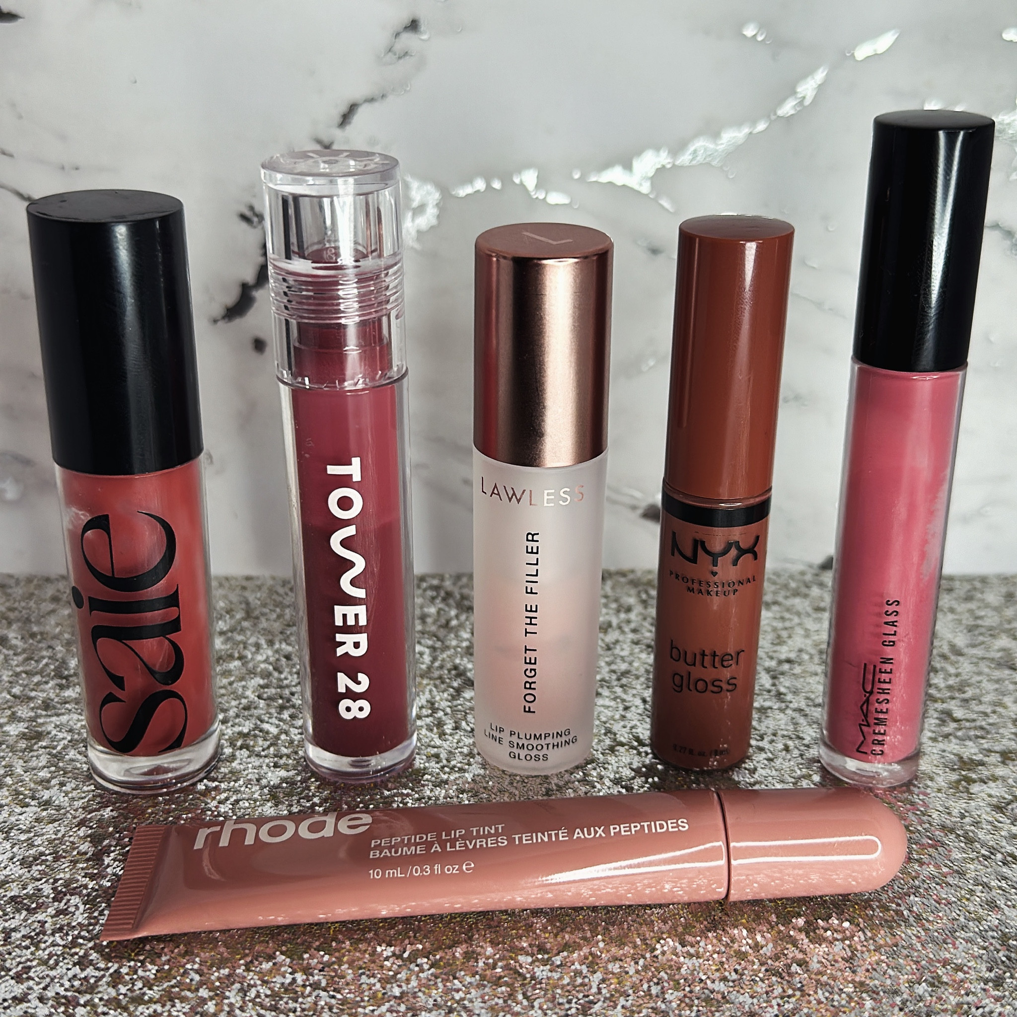 My most used lipglosses of •2023• 💋

1- Saie glossybounce in• Bounce 
2- Tower 28 lip jelly in• Sesame 
3- Lawless forget the filler in• Rosy Outlook
4- NYX butter gloss in• Spiked Toffee
5- Mac Cremesheen glass in• Deelight
6- Rhode lip tint in• Toast 

What’s your most used lipgloss product of the year? Let me know in the comments!! This was crazy hard for me to narrow down but these have been on repeat for me and even re-purchased a few. 

Tags 🏷️- 
#lipgloss #lipbalm #lipglossaddict #favlipgloss23 #bestlippies #lipglosscollector #lippies #beauty #virallippies #nyxcosmetics #tower28beauty #saiebeauty #lawless #rhode #toast #maclipgloss

#LTKGiftGuide #LTKbeauty #LTKfindsunder50