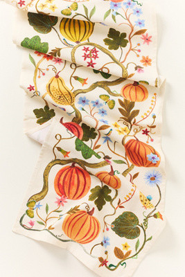Pumpkins On The Vine Table Runner | Anthropologie (US)