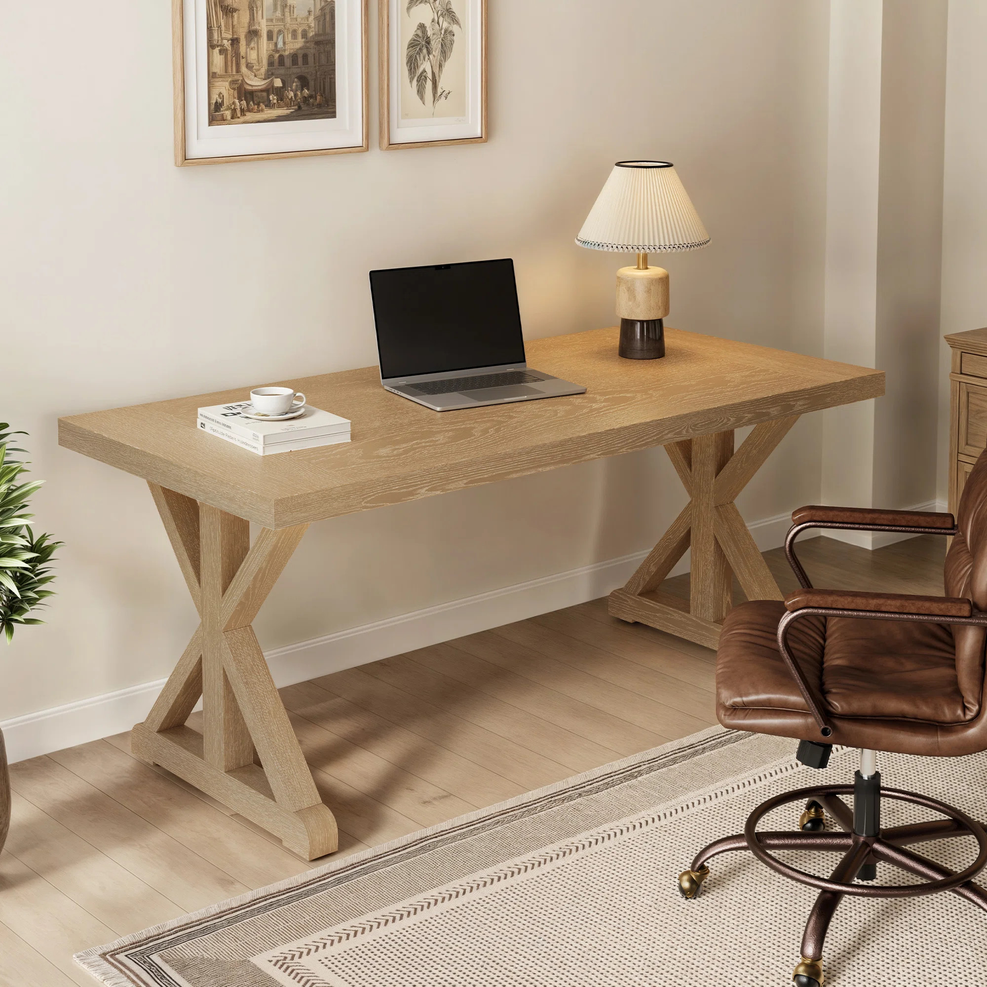 Modern 70" Home Office Standing Writing Desk | Wayfair North America