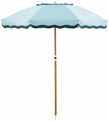 6FT Patio Beach Umbrella for Outdoor, UPF 50+ Sun Shade for Patio, Backyard, Garden, Pool and Bea... | Amazon (US)