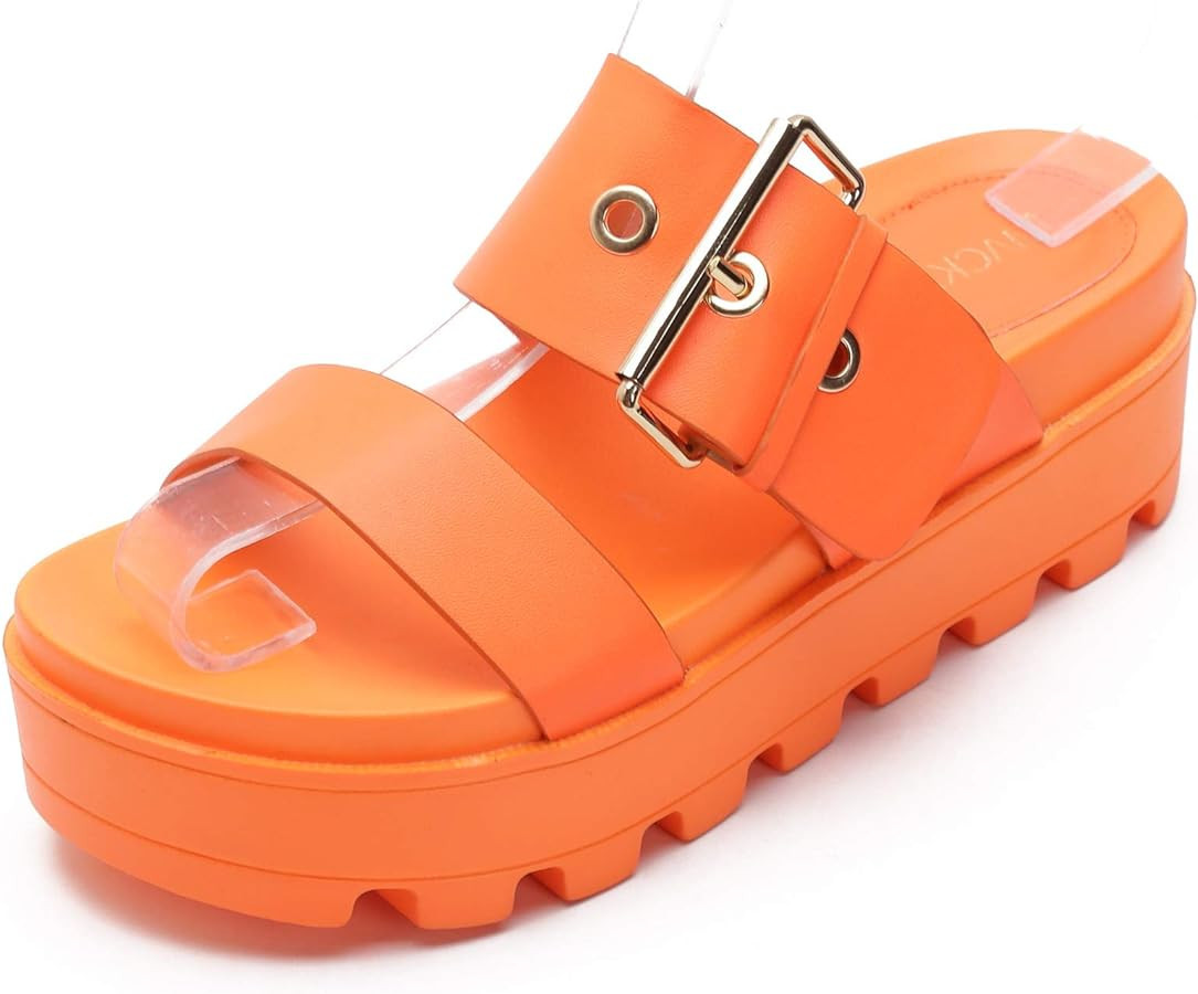 MACKIN J 591-1 Women's Open Toe Platform Slide Sandals | Amazon (US)