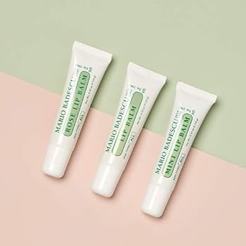 Amazon.com: Mario Badescu Moisturizing Lip Balm | Trio Pack Includes Mint, Rose, and Original | I... | Amazon (US)