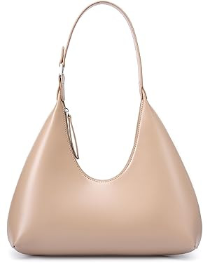 Small Hobo Bags for Women Crescent Bag Medium Shoulder Bag Trendy Purse for Women 2024 Half Moon ... | Amazon (US)