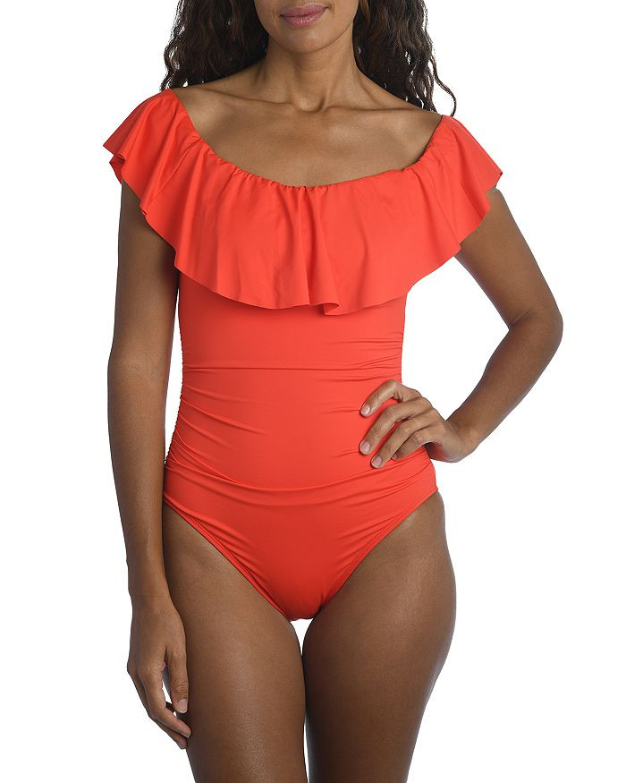 Island Goddess Off-the-Shoulder One Piece Swimsuit | Bloomingdale's (US)