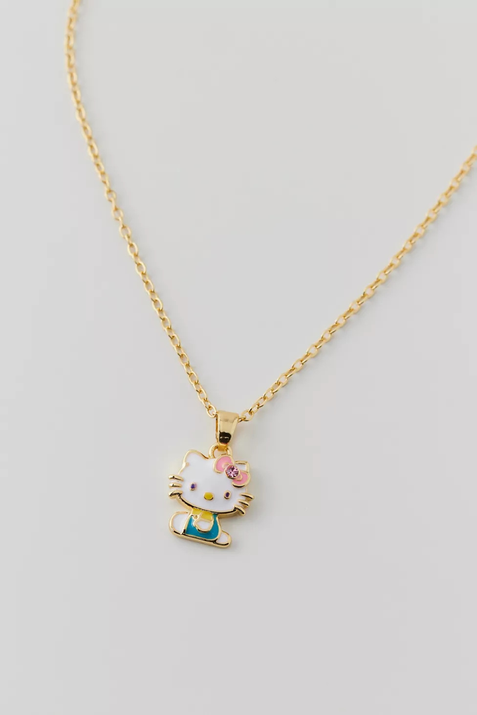 Hello Kitty Enameled Charm Necklace | Urban Outfitters (US and RoW)
