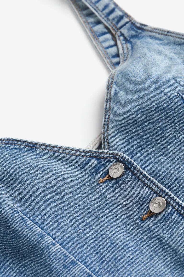 Denim waistcoat - Light denim blue - Ladies | H&M GB | H&M (UK, MY, IN, SG, PH, TW, HK)