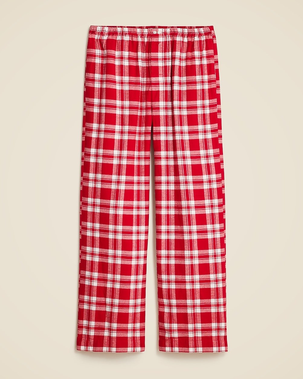 Pajama pant in plaid cotton flannel | J. Crew US