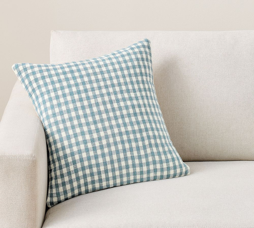 Blaine Check Pillow Cover | Pottery Barn (US)