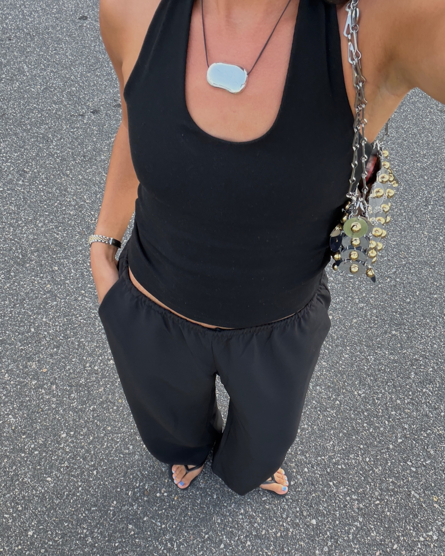 Most loved in August!! Wearing size S black tank, size S wide-leg pants and size M pull-on pants! They’re both so effortlessly chic and easy for summer and early fall outfits 🤍 

fall transitional outfit, casual outfit, gap sale, sale alert, date night outfit, dinner outfit, fall outfits women, casual summer outfits

#LTKSeasonal #LTKmomlife