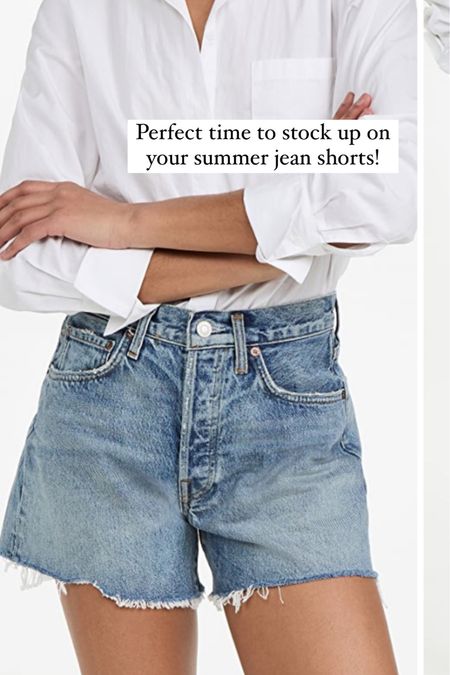 Agolde parker long jean shorts on sale 20% off | use code FRESH 

#LTKtravel #LTKFind #LTKswim