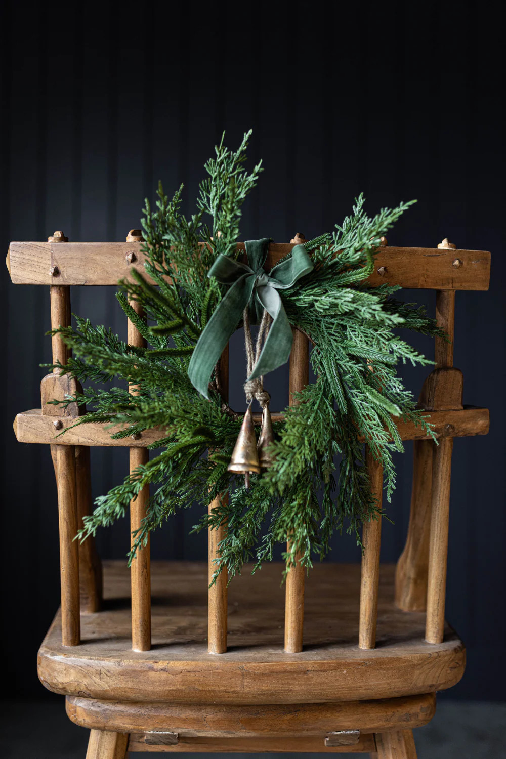 Norfolk & Cypress Pine Mixed Wreath 12" | By Luxe B Co. | luxe bCO