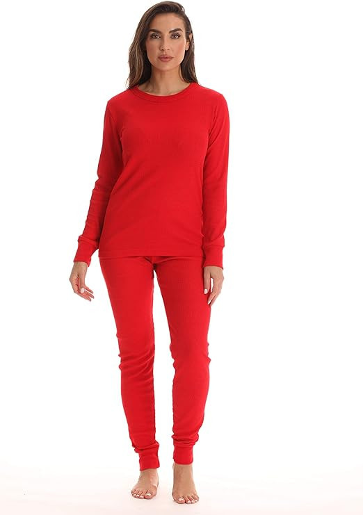 Just Love Women's Thermal Underwear Pajamas Set | Amazon (US)