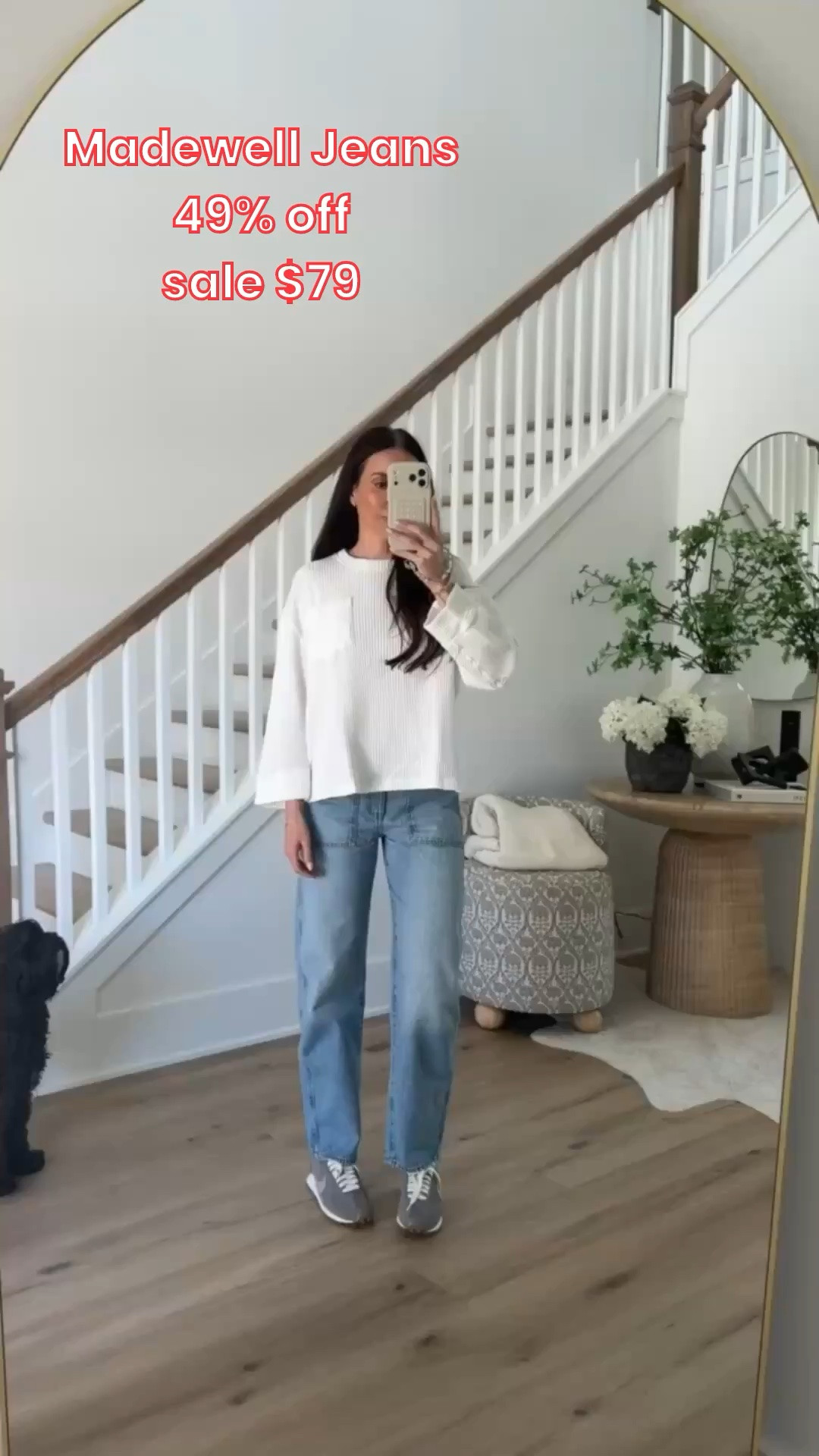 Madewell balloon jeans on major sale , 49% off, sale price $79. Madewell 20% off in app.

#LTKSaleAlert